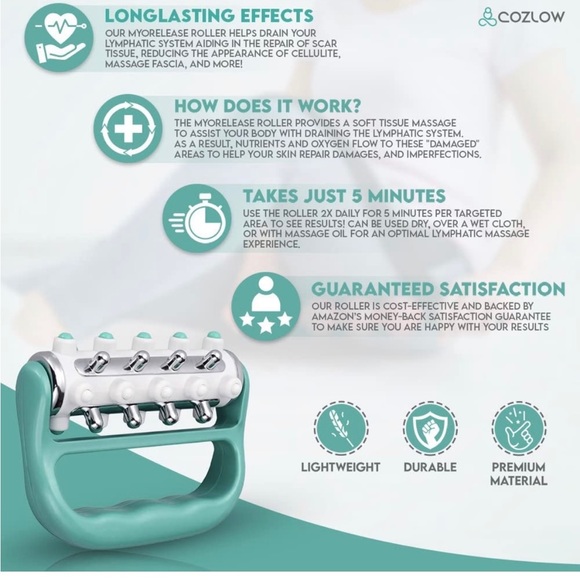 MyoRelease - Lymphatic Drainage Massager & Scar
Tissue Massager - Picture 5 of 6